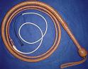 8ft Natural Tan 12 plait David Morgan Style Indiana Jones Bullwhip 1A